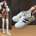 Little White Shoes Female And Female Students Leisure Sports Versatile Board Shoes Street Shooting_vogvips.com