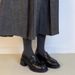 Heel Thick Sole Camellia Loafers Women S Single And Small Leather Shoes_vogvips.com