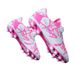 Soccer Shoes Kids Teen Velcro Student Long Spike Broken Spike Flat Spike Sole Low Top Sports Training Shoes_vogvips.com