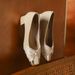 Cameido Women's Loafers Beige And Gold Sheepskin Lined With Ribbon 4.5Cm Block Heel Tpu Sole Casual Shoes_vogvips.com