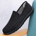 2025s Middle-aged Old Beijing Men's Single Breathable Corduroy Cloth Shoes Soft Casual Loafers Polyurethane Sole_vogvips.com