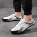 Men’s Shoes Summer New Breathable Half Slip Casual Shoes Fashionable And Simple Low Top Shoe Covers Foot Cover Lazy Shoes Trendy Men's Shoes_vogvips.com
