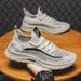 Breathable Knit Men's Casual Sneakers With Anti-Slip Soft Sole Lightweight Mesh Summer Shoes For Walking Comfort Mesh Thin Casual Shoes_vogvips.com