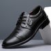 Suitable For All Seasons Men's Genuine Leather Lace-up Three-joint Business Formal Middle-aged And Elderly Dad Shoes_vogvips.com
