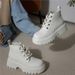 Guangzhou Genuine Leather Women's Martin 2025 Autumn And Winter New 7Cm New Thick-Soled Mid-Top Short Boots_vogvips.com