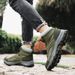 2025 New Men's High Top Hiking Boots Breathable Sneakers Durable Non-slip Mountain Climbing Shoes Outdoor Trekking Hunting Boots_vogvips.com