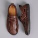New Arrival Men Leather Slide Non-Slip Summer Sandal Soft Breathable Sandaly Male Caual Beach Flat Slipper_vogvips.com