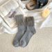 Furry Socks For Women's Autumn And Winter Outerwear, Paired With Burken Shoes And Mid-calf Socks_vogvips.com