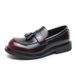 New Fashion Genuine Leather Retro Business Men's Casual Shoes Black Daily Office Loafers One-step Driving Party Dress Wedding Men's Shoes_vogvips.com