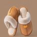New Thick And Warm Indoor Home Furry Cotton Slippers For Postpartum Use_vogvips.com