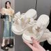 2026 Summer New Style Women's Flip Flops - Bowknot High-Heeled Thick-soled Strappy Sandals_vogvips.com