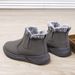 European Warm Series Snow 2025 Winter Fleece Lined Thickened Warm Cotton Korean Style Zipper Boots Large Size Men's Shoes_vogvips.com