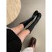 Soft Leather British Style 2024 Knight Square Toe Thick Low Heel Autumn Winter Slimming Long Over-the-Knee Versatile_vogvips.com