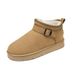 Couple Snow Boots, Autumn And Winter, Anti Slip And Plush Thick Cold Resistant Short Boots, Cotton Boots_vogvips.com