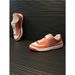 Trendy Men's For Spring And Summer, Leather Panel Shoes, Everyday Soft-Soled Breathable Versatile Color-Blocked_vogvips.com