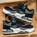 Men's Retro Chunky Sneakers - Deconstructed High Street Casual Shoes, Y2K Geometric Print Platform Sneakers For Young Men_vogvips.com