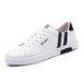 Spring New White Casual Sports Teenagers Low Top Flat Men's Trendy Shoes_vogvips.com