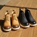 European Warm Series Martin Large Leather High Top Shoes Winter Plush Work Casual British Style Short Men's Yellow Boots_vogvips.com
