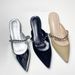 Women’s Shoes Half Slippers For Women Summer Outdoor Wear New Single Strap Flat Lazy Sandals Gem Chain Pointed Toe Mules_vogvips.com