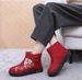 Old Beijingcloth Shoes,women's Cotton Shoes,ethnicstyle,paddedfor Warmth, Mother's Shoes,Chinese Styleembroideredwomen'scottonboots_vogvips.com