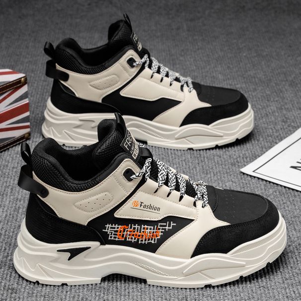 High-top Tooling Shoes Men's Martin Shoes Men's Shoes Fashion Casual Board Shoes Sports Men's Shoes_vogvips.com