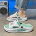 Slippers With A Poop Like Feel Men, Suitable Summer Wear. Thick Soled, Non Slip, Wear-resistant Sports Sandals For_vogvips.com