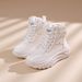 Women's Winter Snow 2024 Waterproof Non-Slip Fleece-Lined Short Boots Thickened Warm Cotton Shoes Women CY-033_vogvips.com