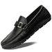 Doudou Shoes Men's Overshoes Lazy Shoes Casual Leather Shoes Large Size Men's Shoes_vogvips.com