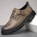 Spring New Breathable Casual British Style Work Non-Slip Soft Sole Business Men's Leather Shoes_vogvips.com