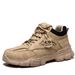Men’s Shoes Anti Smash And Anti Puncture Steel Toe, Lightweight, Wear Resistant, Deodorant, Breathable, Safety Construction Site Shoes_vogvips.com