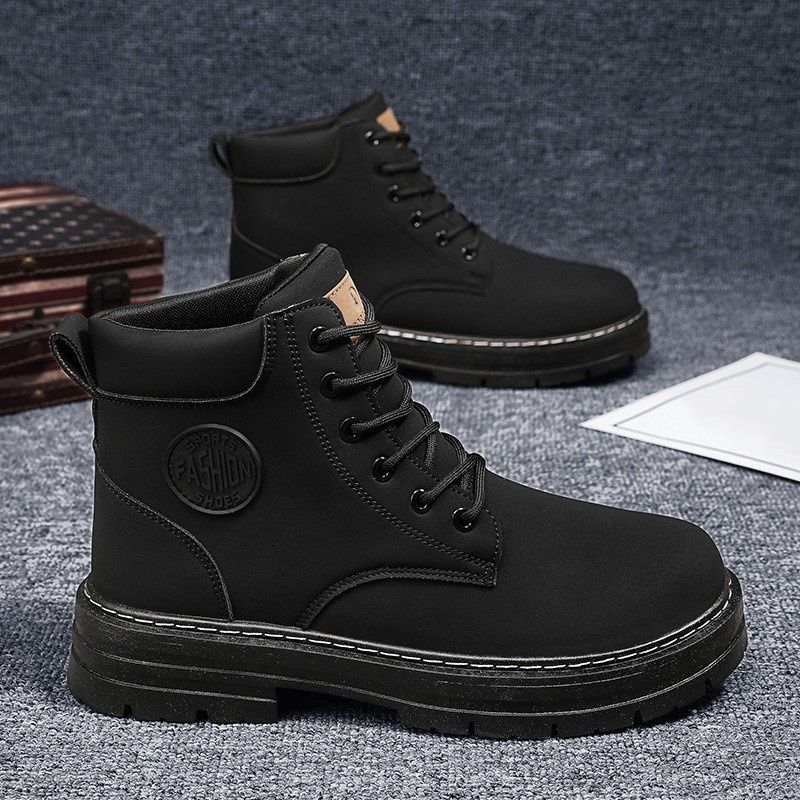 Spring 2025 New Breathable Martin Boots Men's Retro Workwear Boots_vogvips.com