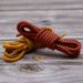 LACES 5mm Round Two-color Polyester Chequered Classic Daddy Shoes Sneakers Lanyard_vogvips.com