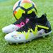 New camouflage high top football shoes broken nails long nails children's professional training shoes burst football shoes_vogvips.com