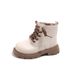 Girls' Martin Boots 2025 New Style Spring And Autumn Children's Boots Autumn British Style Short Boots Black Mid-calf Leather Boots Fashionable_vogvips.com