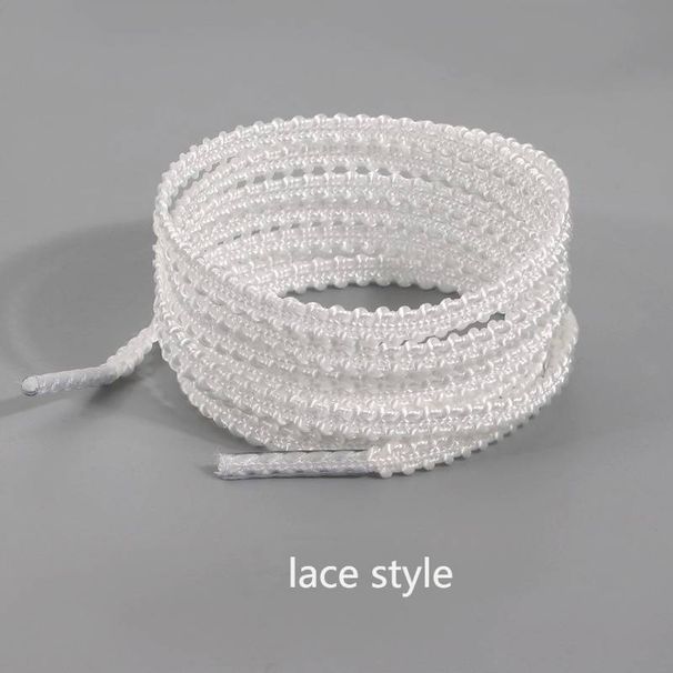 Lace-Up Ballet Style Shoelaces – Decorative Flat & Braided Laces For Sneakers & Casual Shoes (100-160cm, White Elegant Designs)_vogvips.com