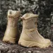 Security Boots Men Mens Shoe Booties Man Genuine Leather Men's Motorcycle Boots Free Delivery Shoes Casual Sneakers Brown Boot_vogvips.com
