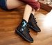 Summer Boots Floral Fabric Patchwork Lace Mesh Breathable Ethnic Style Buckle Embroidered Women's Single Shoes Sandals_vogvips.com