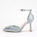 Pointy Bun Fine Diamond Heart Buckle Dinner Heels High Heeled Sandals_vogvips.com