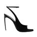 Square-toed Stiletto High-heeled Sandals With Rhinestones, Open Toe, Ankle Strap, And Buckle, Sexy Fish-mouth Single_vogvips.com