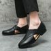 2025 Summer Breathable British Woven Leather Sandals For Men, Sizes 38-47, Large Size Hollow Slip-On Driving Shoes_vogvips.com