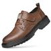 Summer Breathable British Style Business Leather Men's Work Trendy Versatile Soft Sole Casual Shoes_vogvips.com