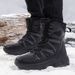 Snow Boots With Thick Fleece And Warm Ski Shoes, Cotton Boots_vogvips.com
