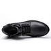 First Layer Cotton Tooling Boots High Top Leather Shoes Leather Splicing Lace Up_vogvips.com