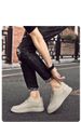Hollow Invisible Heightening Board Shoes Cowhide Surace Breathable Shoes Lace-up Thick-soled Outdoor Sports Men's Shoes_vogvips.com