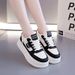 2026 Spring New White Sneakers Korean Version Ins For Female Students Thick-Soled Height-Increasing Sports Shoes Casual_vogvips.com