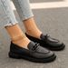 New Fashion Round Head Retro Metal Buckle Single Shoes With Small Leather Shoes_vogvips.com