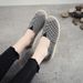 Spring And Autumn Casual Canvas Women's Student Fisherman Flat Old Beijing Cloth Shoes One Piece Dropshipping_vogvips.com
