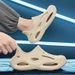 Summer Men Platform Quick Dry Garden Outdoor Beach Sandals Casual Trend Slippers Home Shoes Couple 36-45_vogvips.com