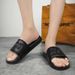 2058 Summer New Slippers Indoor And Outdoor Home Bathroom Anti Slip Men's Large One Line Drag Casual Soft Bottom_vogvips.com