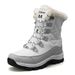 Women's Snow Boots 2023 New Winter Warm Fleece Line Thickene Northeast Outoor Skiing Cotton Shoes Sheepskin_vogvips.com